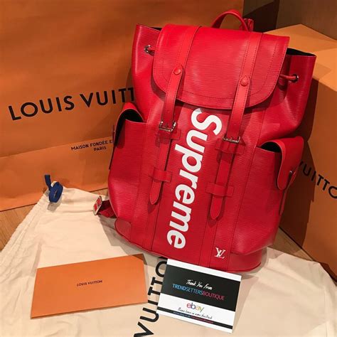 lv supreme nano backpack|supreme x louis vuitton collection.